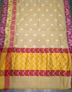 Yellow Weave Saree