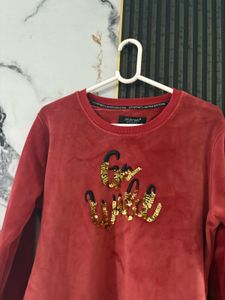 pretty Sweatshirt With Sequins 🎀🌟