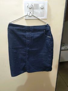 Denim Skirt Midlength