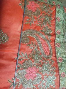 Beautiful Saree With Dora Work