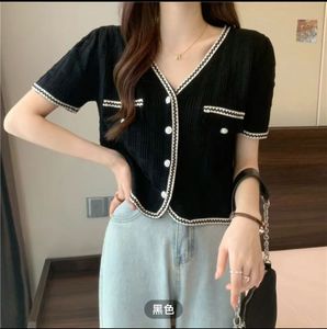 Chic Black Knit Cardigan