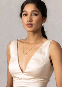 Deep Neck Blouse