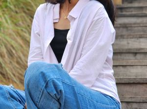 Oversized Button-Down Shirt