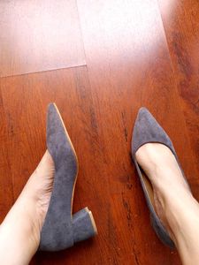 Block Heeled Pumps