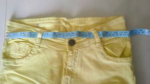 Yellow Denim Jeans