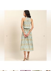 Aarke Ritu KumarPrinted Halter-Neck A-line Dress