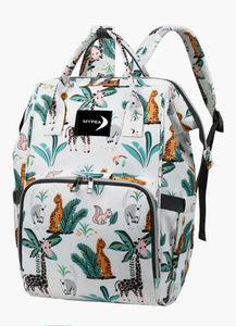 MYPEA Jungle Print Multifunction Maternity Backpac