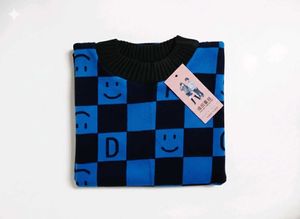 Checkered Smile Sweater