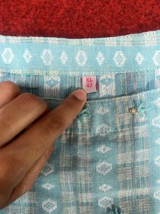 Embroidery Blue Kurta