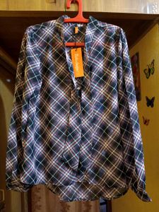 Casual Checker Shirt For Womens