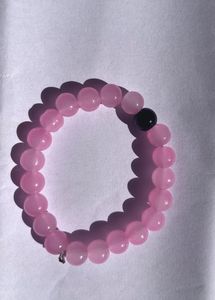 Pink Glass Bracelet