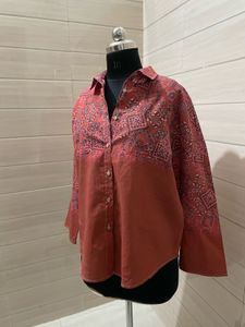 Imported oversized Pintresty shirt