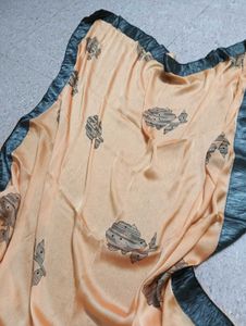 Elegant Floral Print Saree