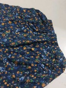 Printed Blue Shorts
