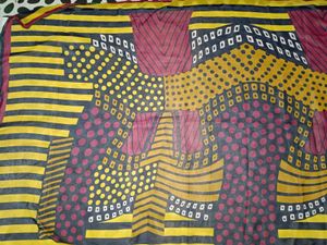 Striped Saree with Sequin Border