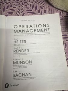 Operations Management