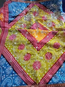 Bandhej Saree