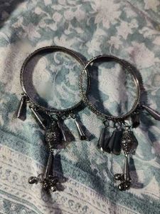 Stylish Silver Bangle Set