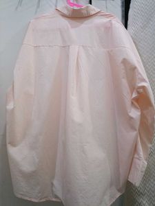 Blush Button-Down Top