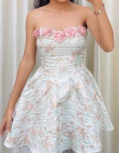 Floral Corset Mini Dress