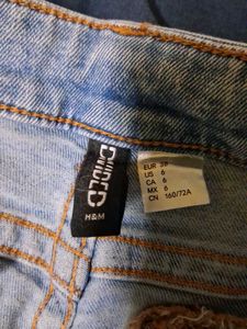 Light Wash Flare Leg Low-Rise Denim Jeans