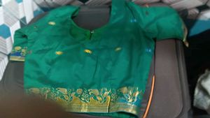 Green Embroidered Blouse