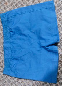 Blue Short Only For Girls