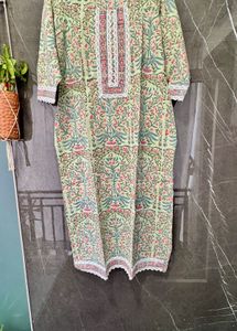 Floral Cotton Salwar Kameez With Dupatta
