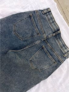 Acid Wash Straight Leg Jeans
