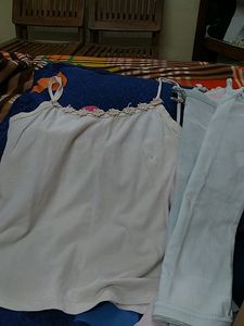 Three Spaghetti Slips Small  Size Used