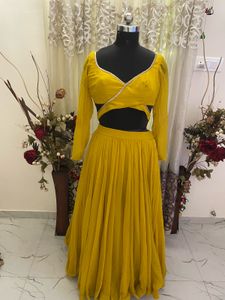 Yellow Lehenga Choli Set