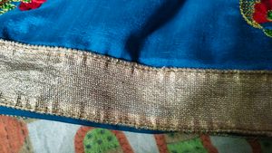 Blue Embroidered Saree💙✨