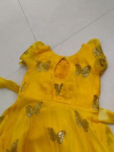 Yellow Butterfly Dress