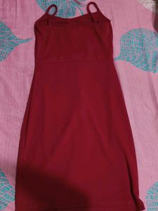 Burgundy Bodycon Dress