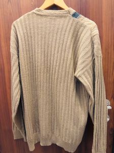 Vintage Patterned Knit Sweater