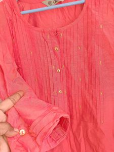 Coral Dotez Tunic
