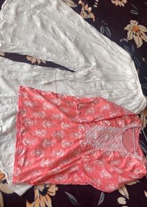 Elegant Printed Kurti and plazo set