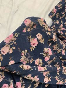 Pretty Korean Floral Mini Dress