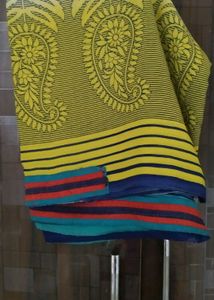 Multicolored Saree With Alterable Blouse