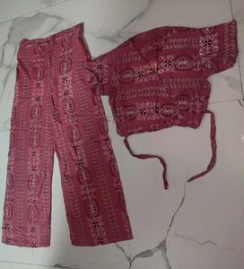 Comfy Pink Cropped Cord