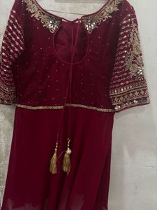 Elegant Maroon Kurta Set