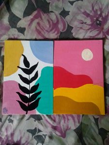 Asthetic canvas painting