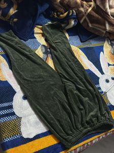 Embroidered Velvet coord set