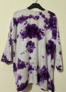 Tie-Dye Embroidered short kurti