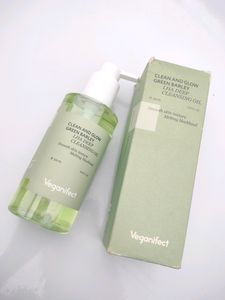 Vegnifect Clean &amp; Glow Bean &amp; Barley Cleansing Oil Best Korean Heating Oil For Deep Exfoliation Work For Acne Prone Skin