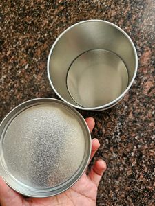 Tin Box And Blue Metal Dabba