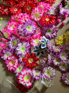 Red Artificial Flowers new