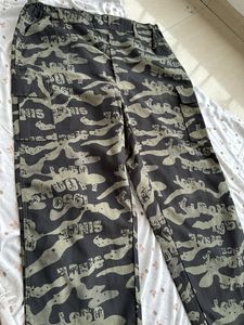 Camo Print Cargo Pants