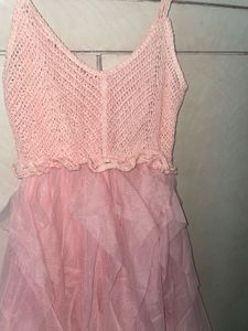 Pink Tulle Party Dress