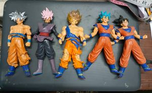 Pack Of 5 Goku Anime Figure